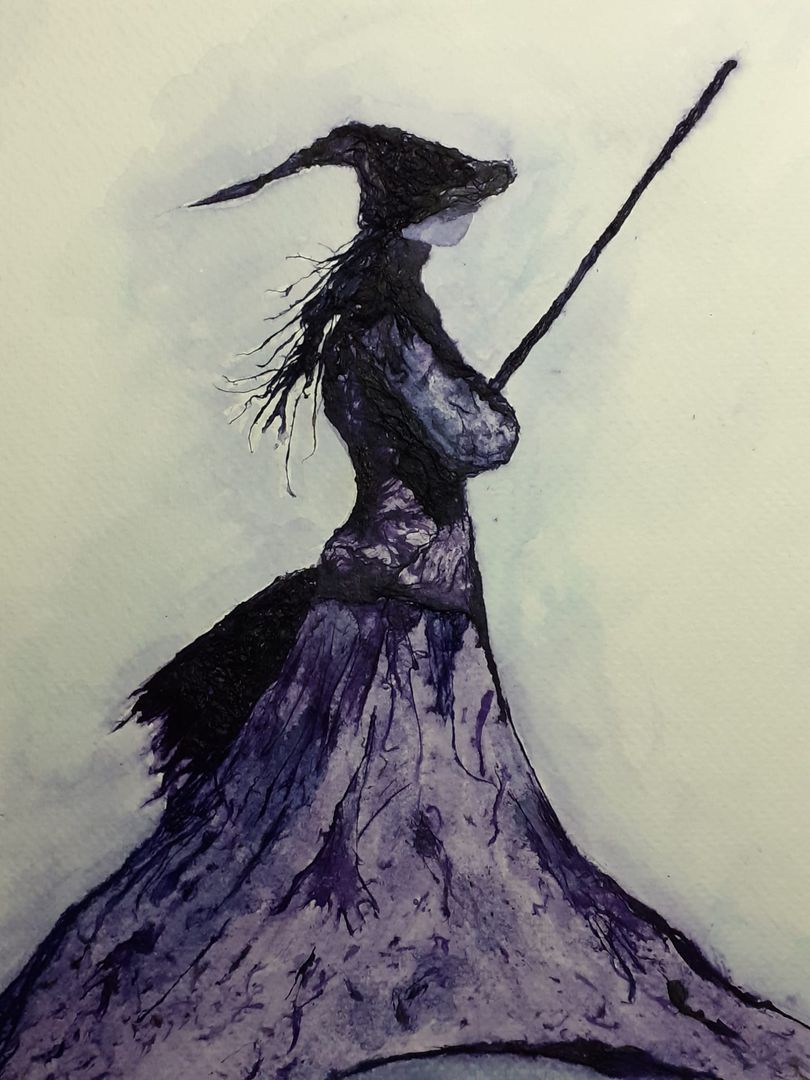 Tableau d'une fée sorcière